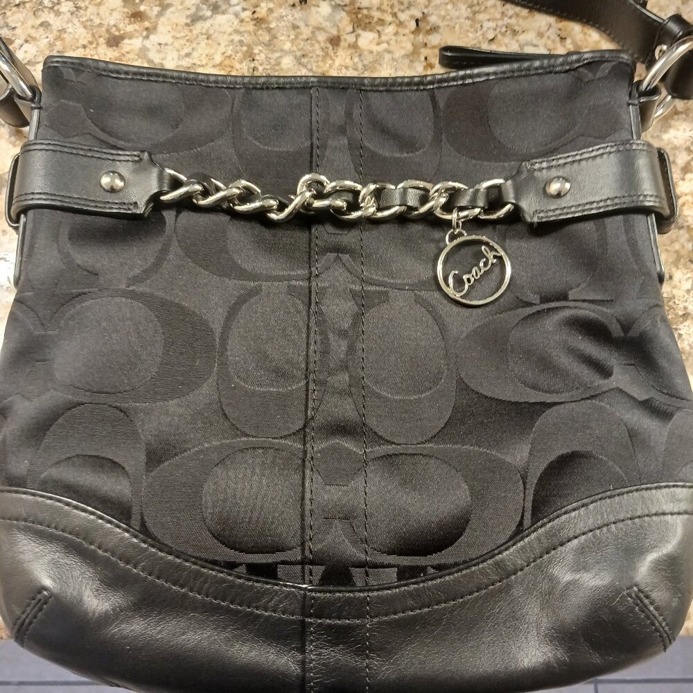 Coach Satchel black handbag